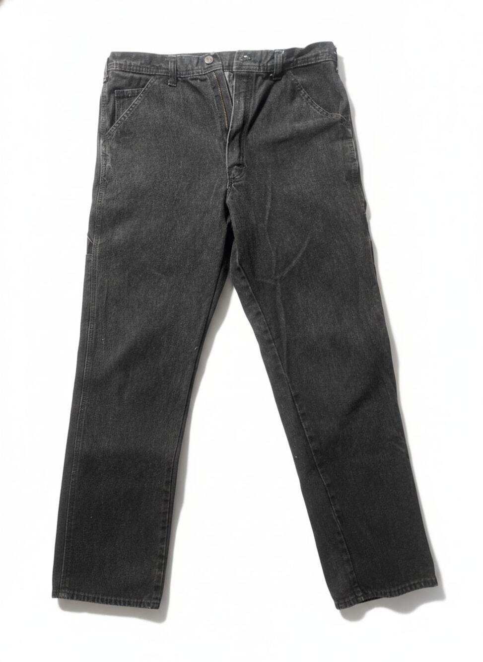VTG Stan Black Jeans Relaxed Denim Ray Grunge Straight Baggy USA Mens
